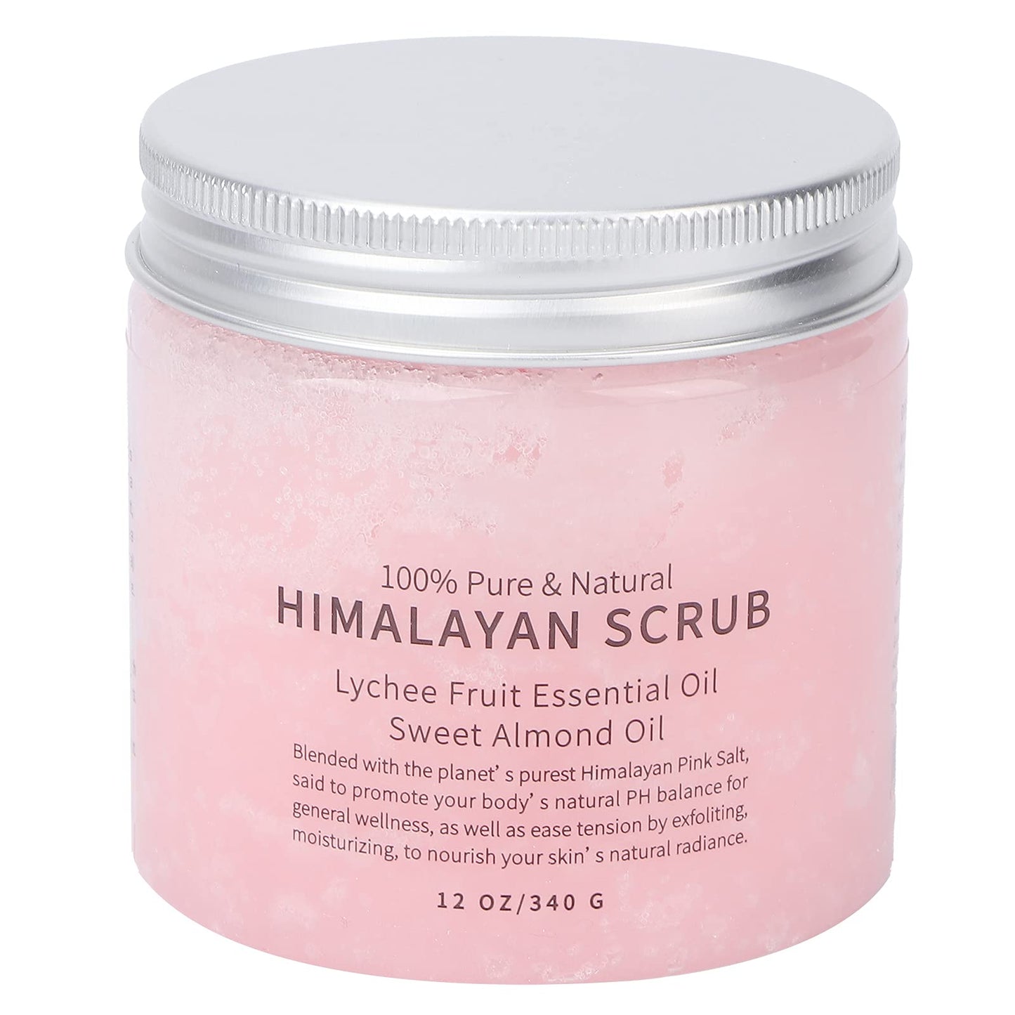 Exfoliante Corporal y Facial de Sal del Himalaya Cálido para Piel Hidratante