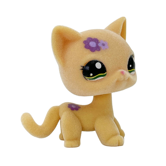 LPSCB - Juguete hecho a medida para tienda de mascotas, figura de animal borrosa, pelo corto, gato, perro, collie, perro salchicha, gran dane Cocker Spaniel (amarillo #1962)