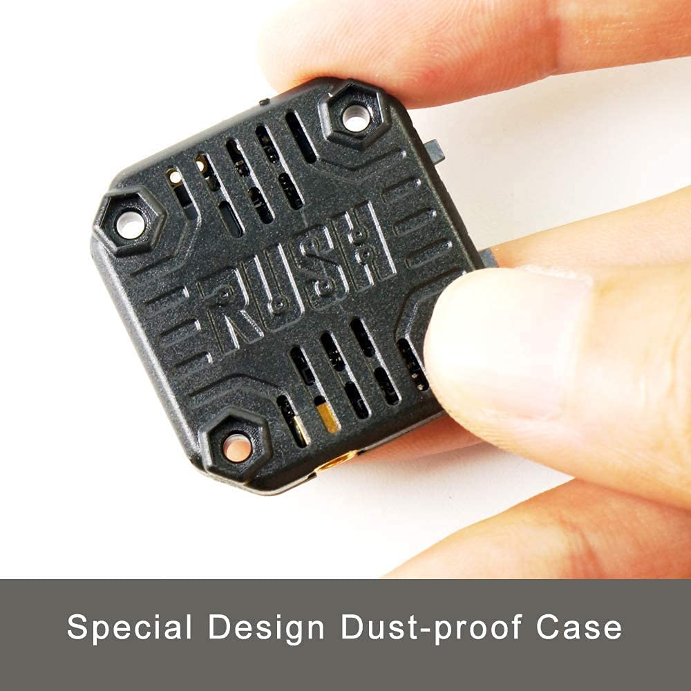 Transmisor de Vídeo SoloGood Rush Tank 5.8GHz 48CH Mini PIT para Drone de Carreras FPV con Antena Rush Cherry RHCP