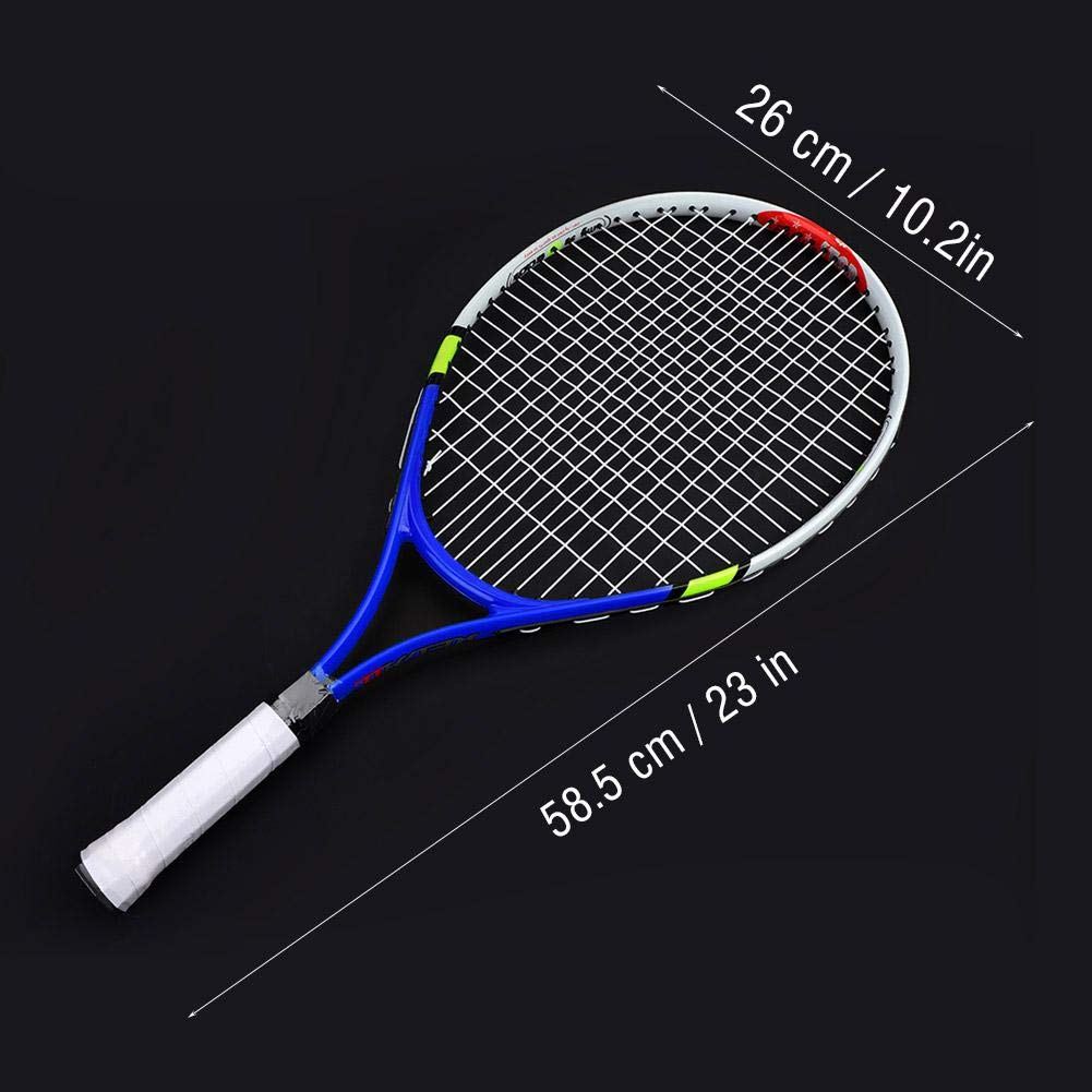 Raqueta de Tenis Unisex Azul Durable con Bolsa de Transporte para Niños
