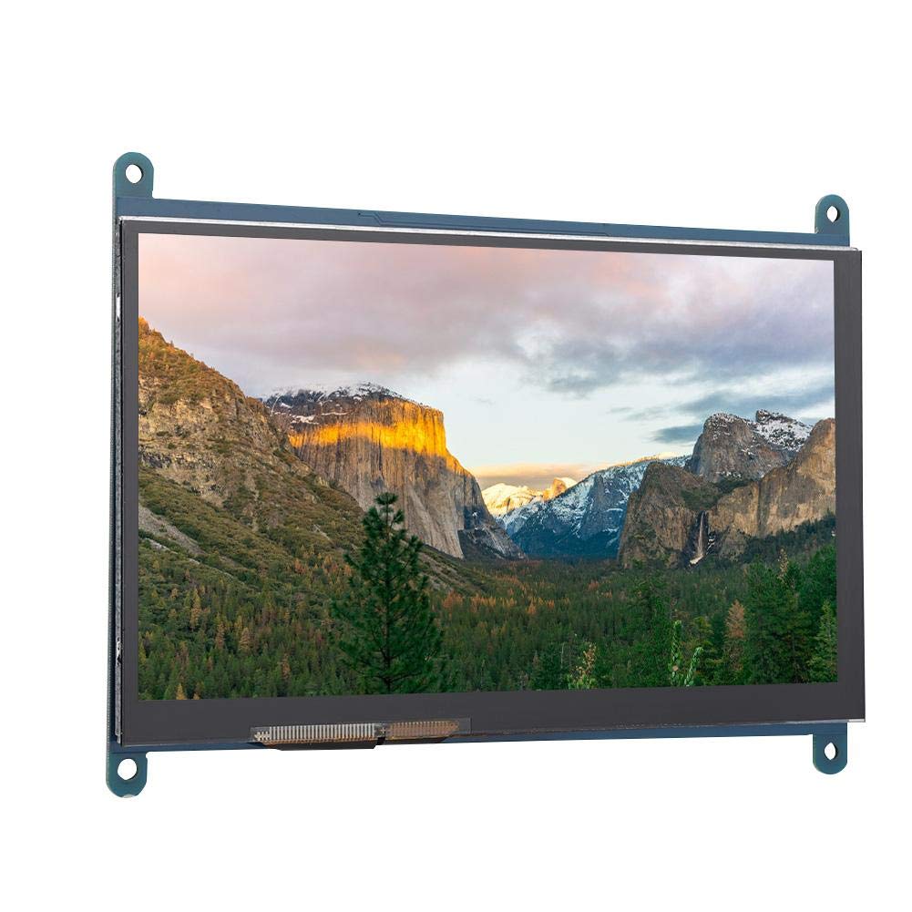 Lazmin Pantalla táctil LCD, Pantalla de 7 Pulgadas HDMI 1024x600 Ultra HD para 3