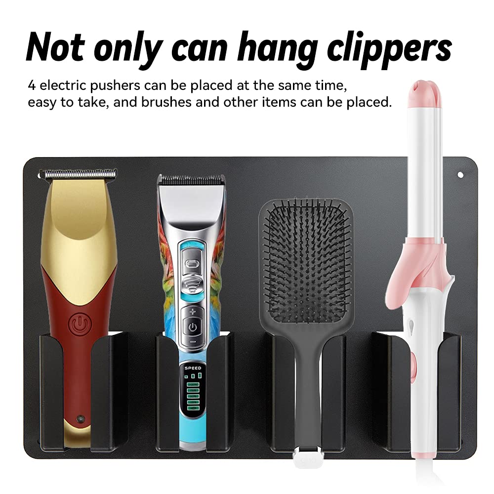 Soportes para Cortapelos Organizador de Pared 2 Piezas para Peluqueros