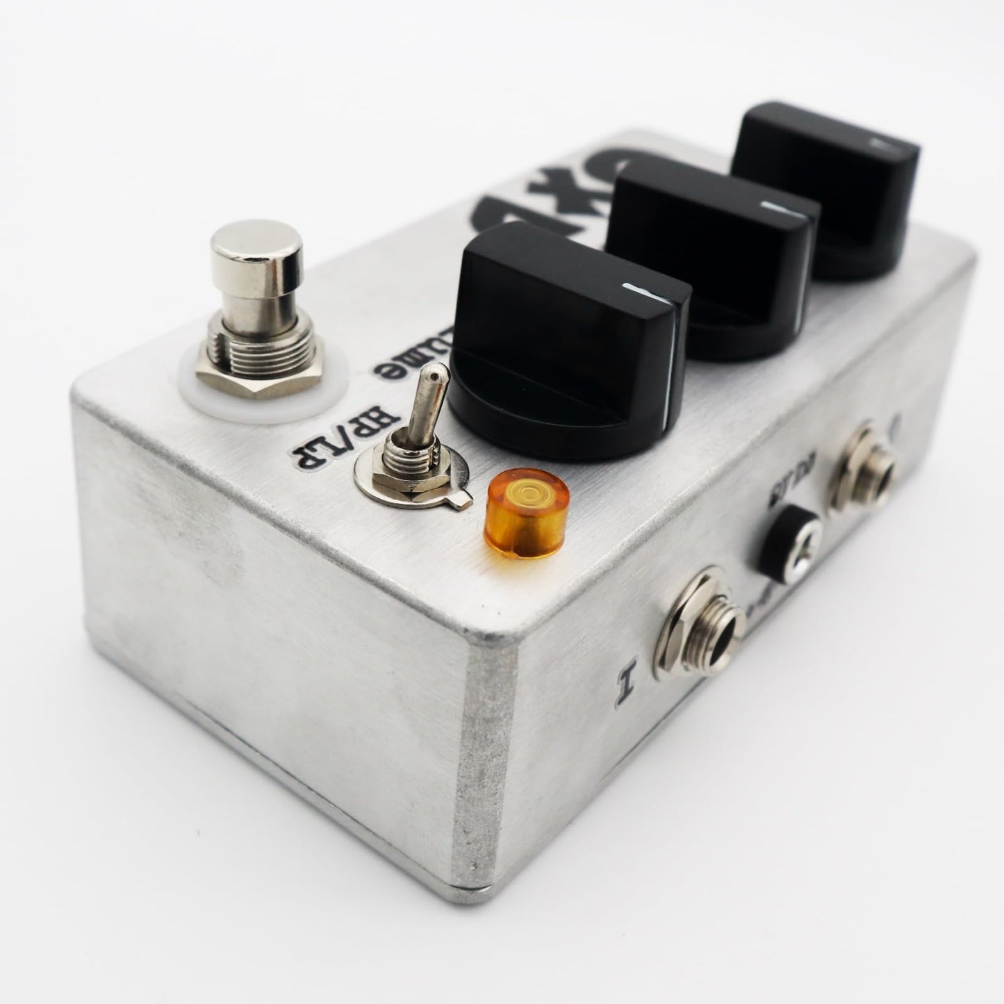 Pedal Overdrive Hecho a Mano Brillante y Plano para Guitarra Eléctrica