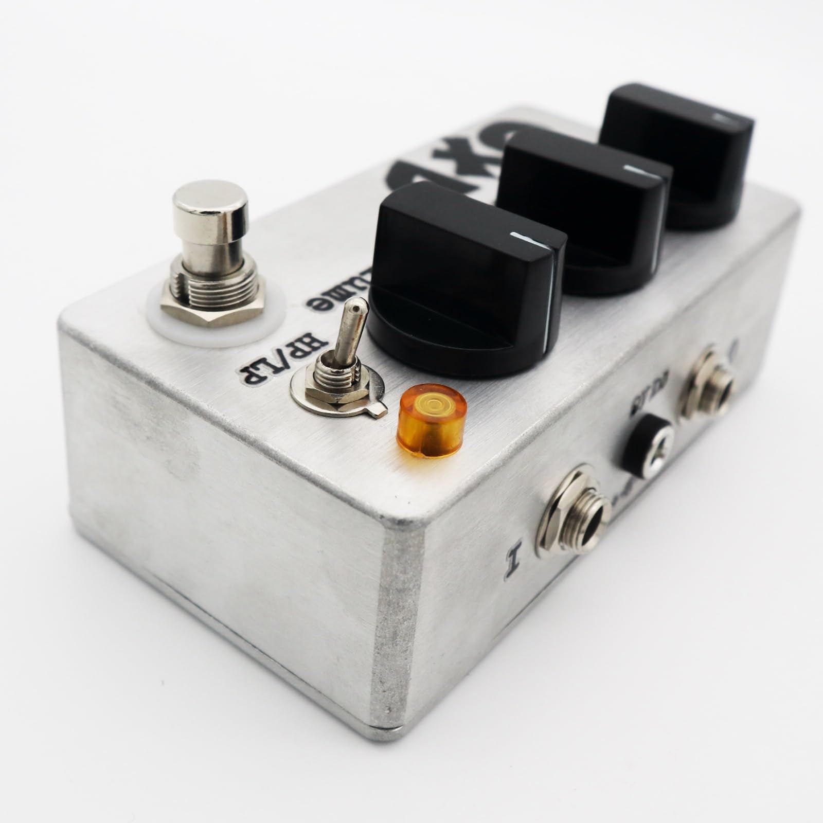 Pedal Overdrive Hecho a Mano Brillante y Plano para Guitarra Eléctrica