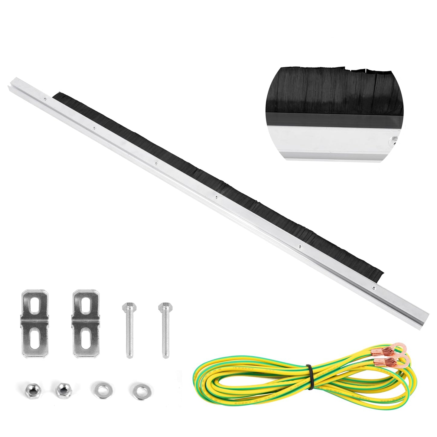 YUCHENGTECH Cepillo antiestático Eliminador electrostático para impresión industrial película plástica (1 m)