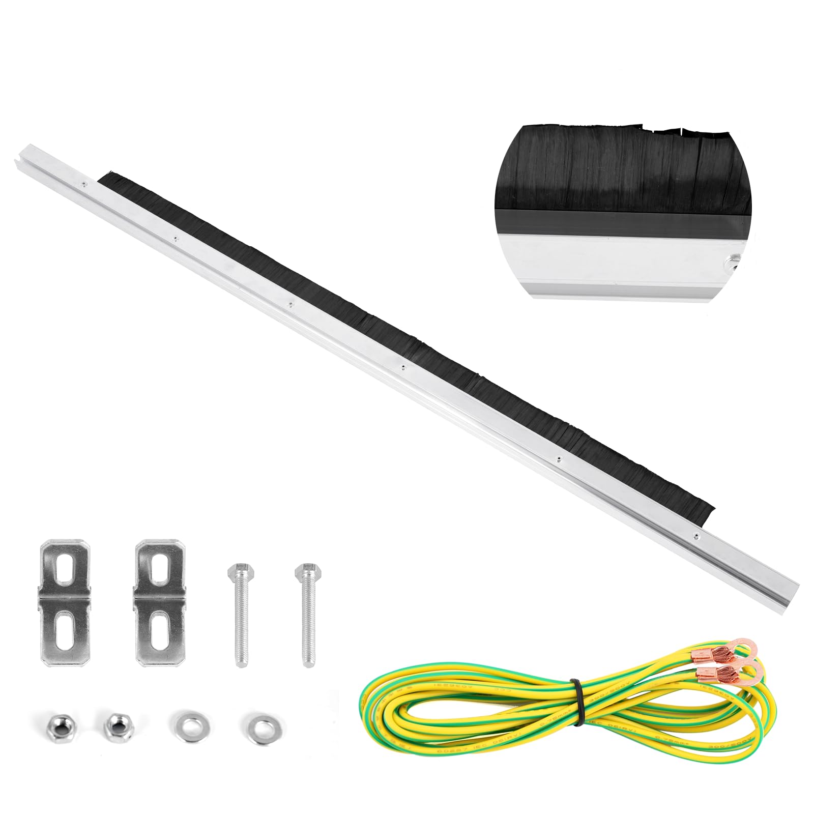 YUCHENGTECH Cepillo antiestático Eliminador electrostático para impresión industrial película plástica (1 m)