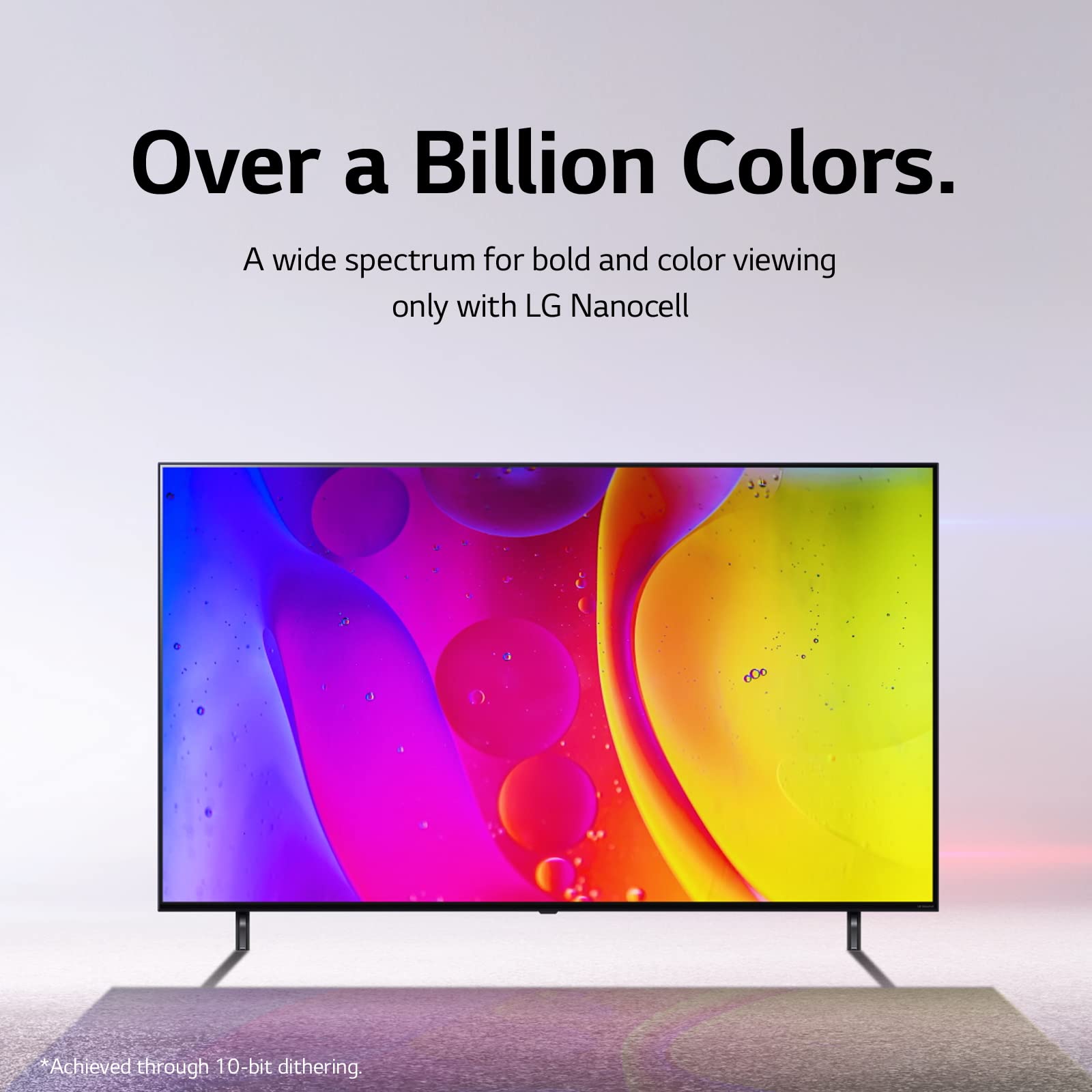 LG 50-Inch Class NANO75 Series Alexa Smart TV Incorporado 4K (3840 x 2160), frecuencia de actualización de 60Hz, 4K Alimentado por AI, WiSA Ready, Cloud Gaming (50NANO75UQA, 2022)