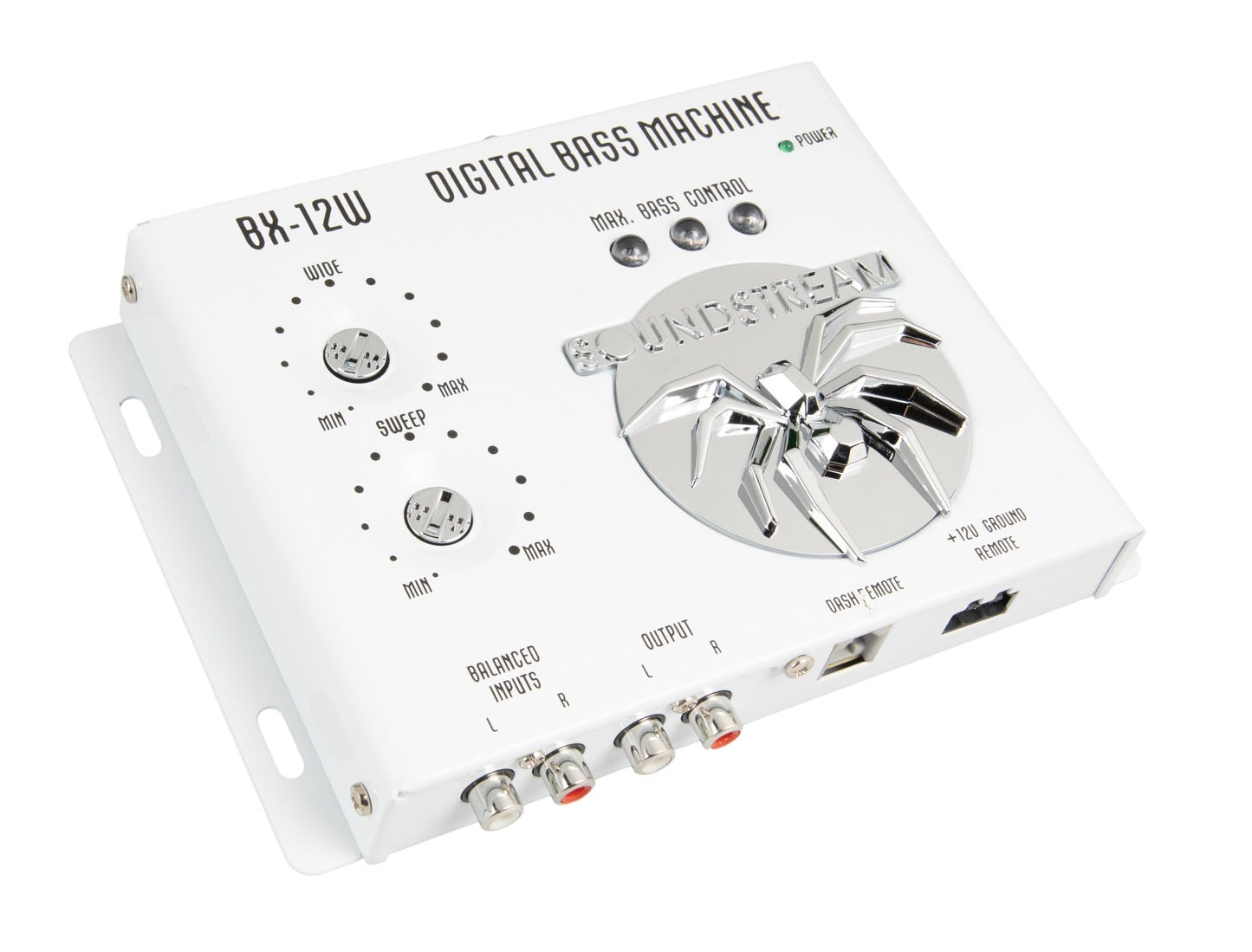 Soundstream BX-12W Digital Bass Processor with Remote (White)
