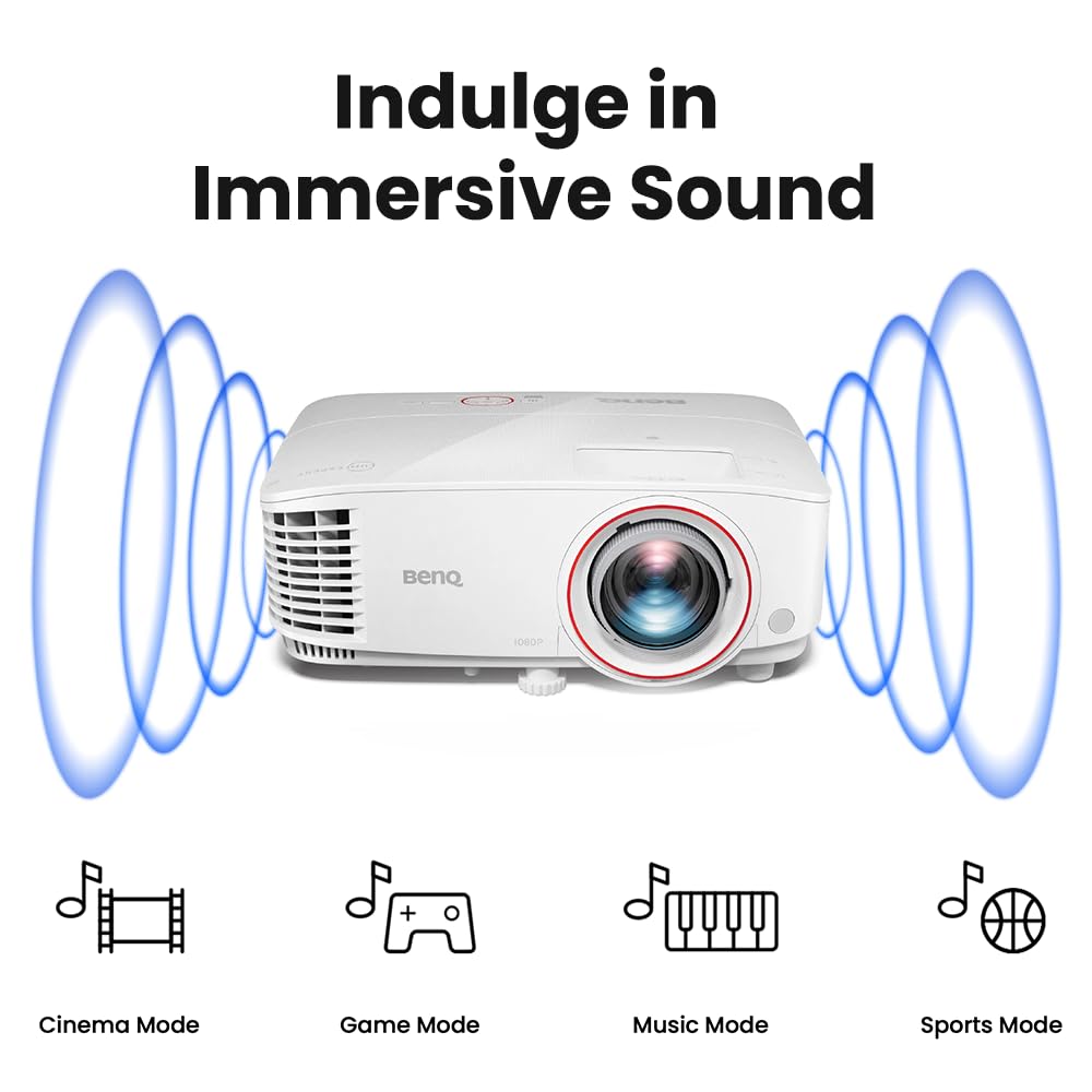 BenQ Proyector Gamer TH671ST Bajo Input Lag / Tiro Corto / 1080P / 3000 Lúmenes