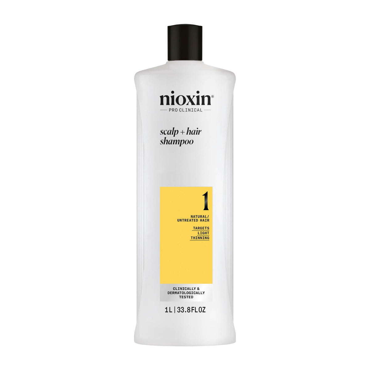 Nioxin Cleanser Shampoo System 1 for Fine Hair with Light Thinning, 33.8 Ounce