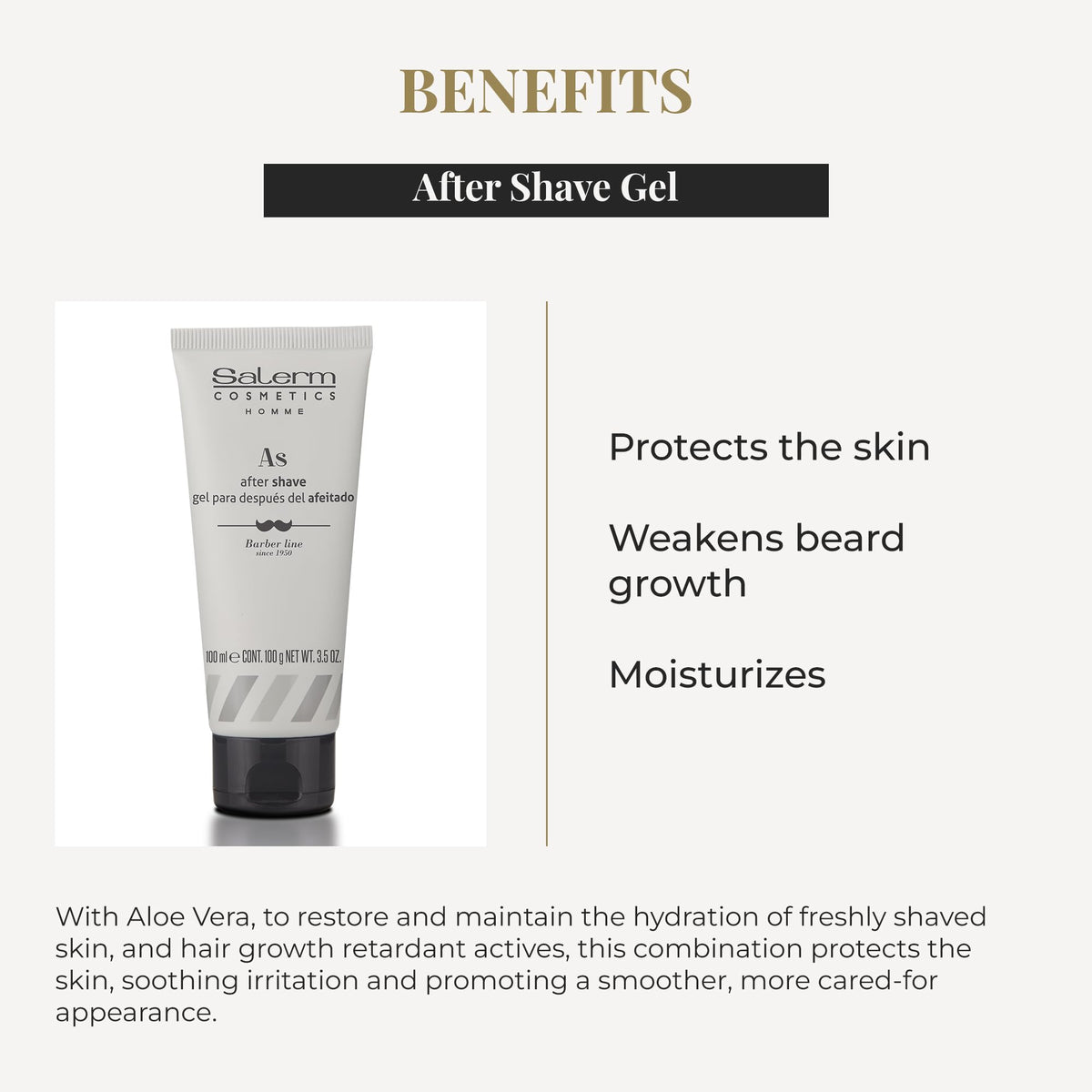 Salerm Cosmetics Homme Parfait System Rasage - 7 oz by Salerm