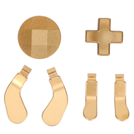 Almohadillas y Paletas de Metal ASHATA Dorado Intercambiables para One Elite Series 2