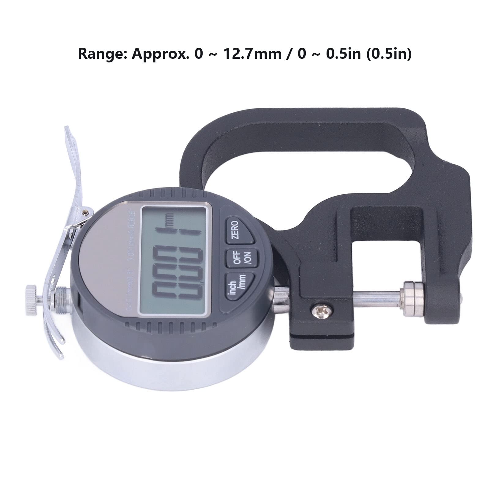 Medidor de Espesor LCD para Precisión Duradera 0.00005 pulg