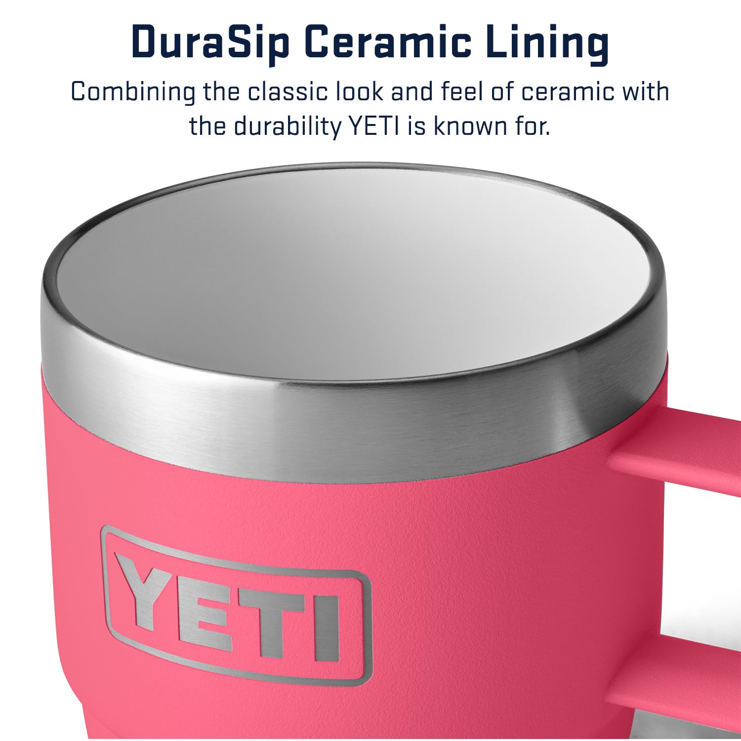 Taza Acero Inoxidable YETI Rosa Tropical Apilable Aislada al Vacío 177 cm Paquete 2 Tazas