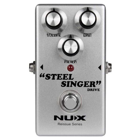 Pedal de Efecto Overdrive NUX Steel Singer Amplificador Boutique California