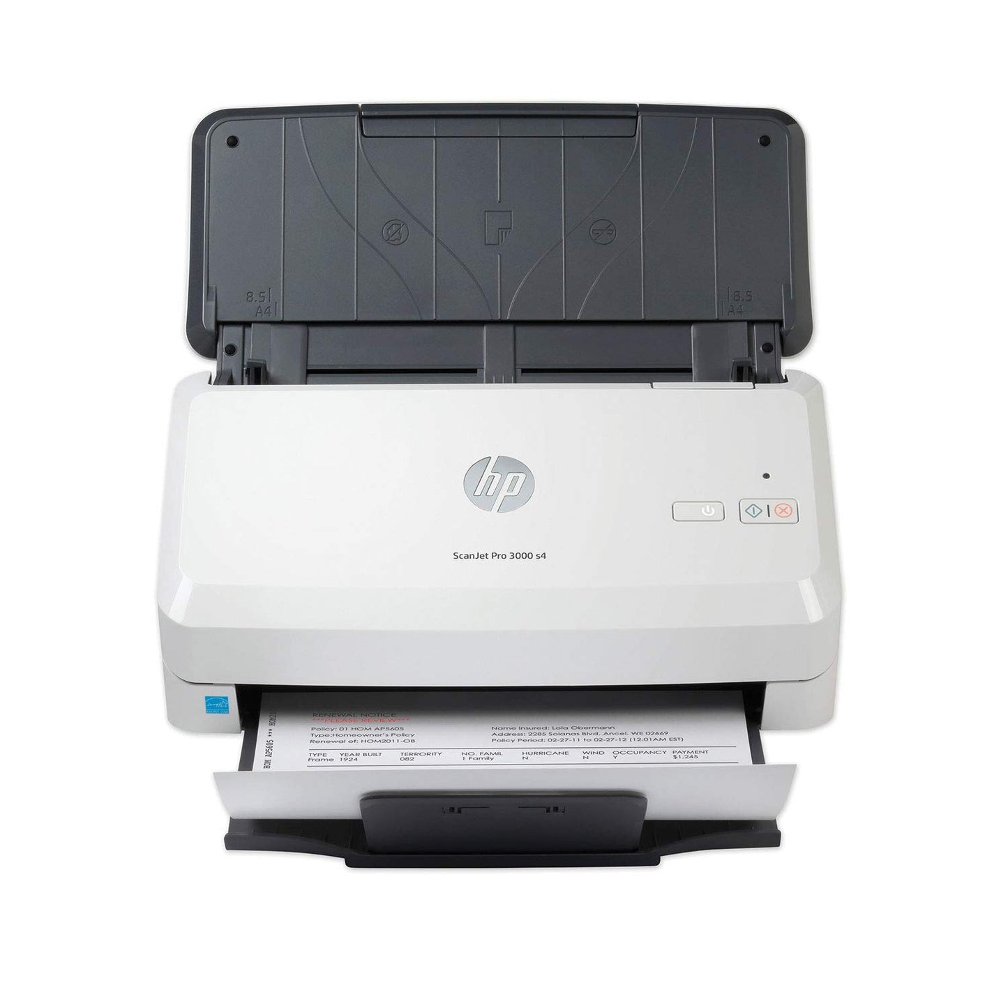 HP ScanJet Pro 3000 s4 (6FW07A) Escáner dúplex a Color USB 3.0 de 40 ppm con ADF de 50 páginas para Documentos, Fotos, Recibos y Tarjetas. Controladores Twain/ISIS incluidos