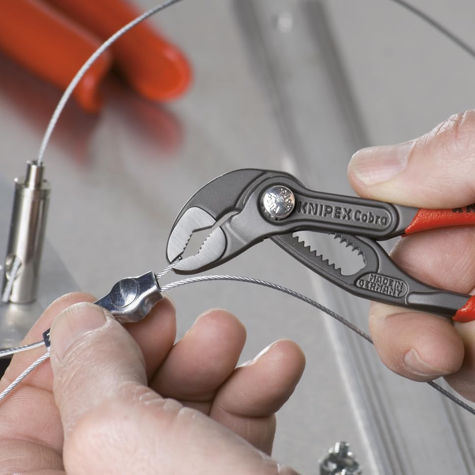 KNIPEX - Herramientas - Alicates para bombas de agua Cobra (8701125), 5 pulgadas
