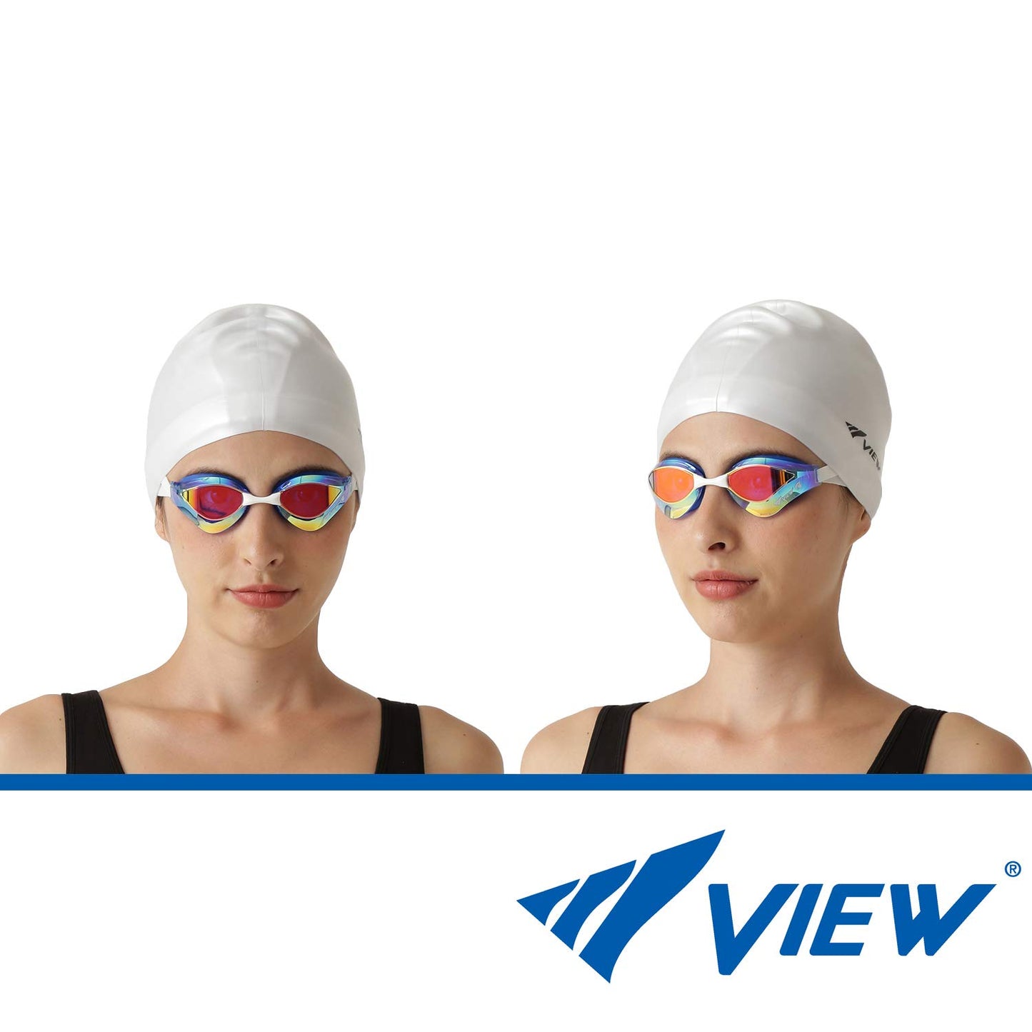 Anteojos de Natación View Blade Orca Racing Espejo Azul