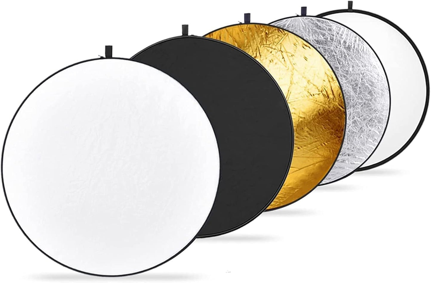 Neewer 43 pulgadas / 110 cm Kit de 5 en 1 Reflector Redondo Plegable Transparente con Funda para Estudio Iluminación Retrato