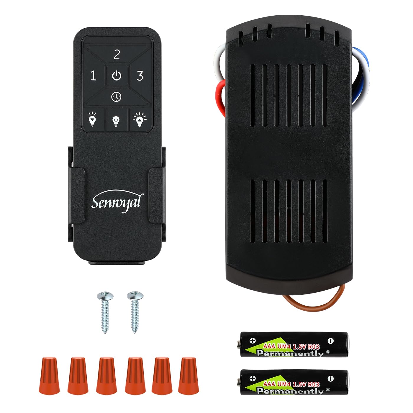 Kit Control Remoto Universal Ventilador Techo Harbor Breeze Hampton Bay Hunter con Regulador Luz de 3 Velocidades