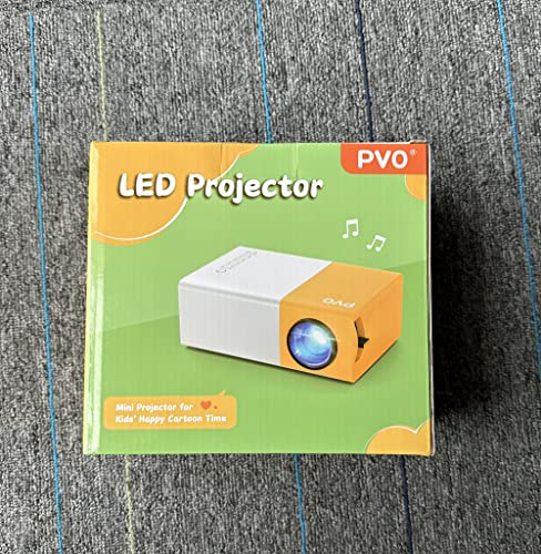 Mini Proyector Portátil PVO Blanco Reflejo Directo para Niños