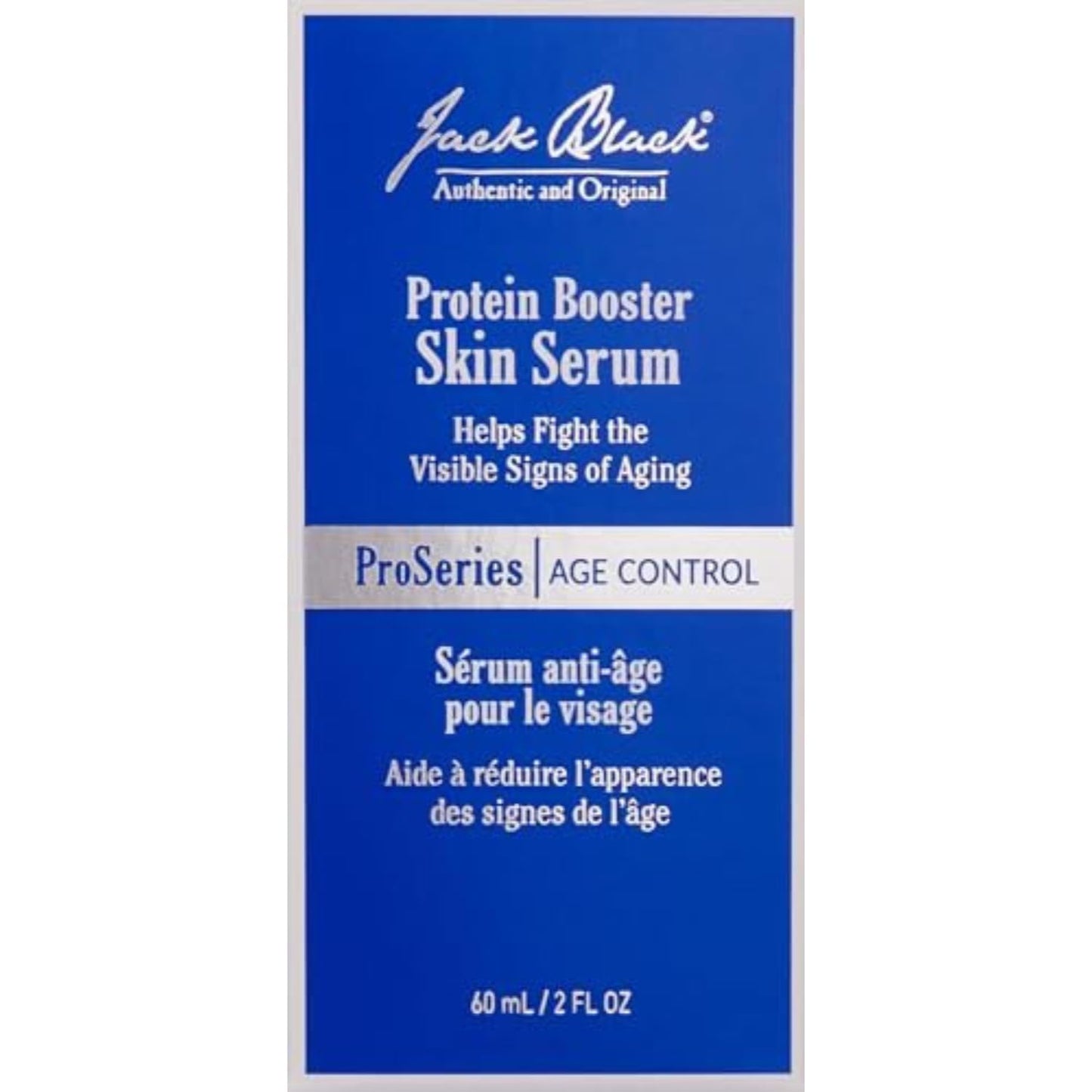 JACK BLACK - Suero para piel con potenciador de proteínas - ProSeries Men's Age Specialist Product, Peptides, Antioxidantes y Orgánico Omega-3, reduce los signos visibles de envejecimiento, mejora el tono de la piel, 2 oz
