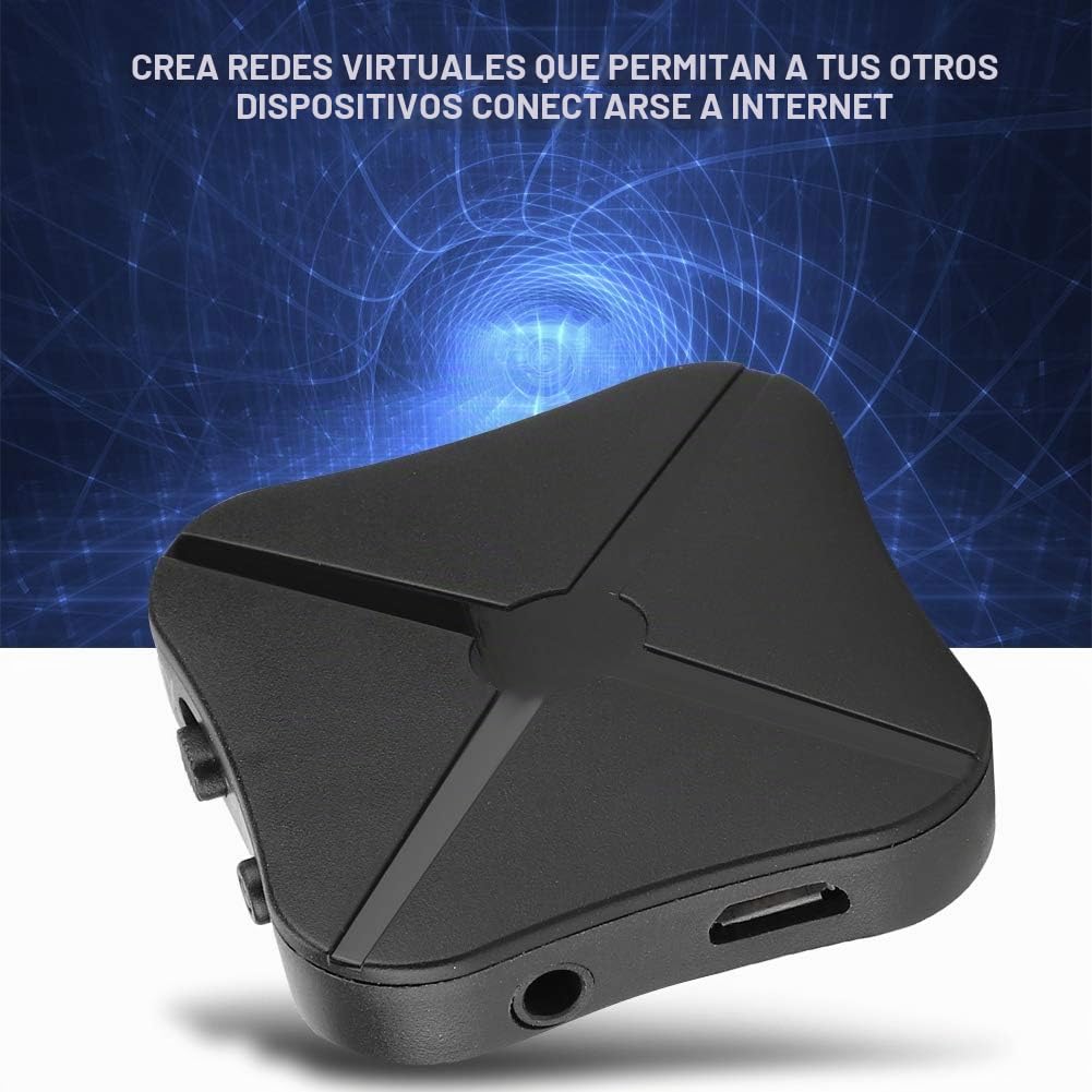 Receptor Transmisor Bluetooth ASHATA KN319 Inalámbrico 4.2 para Altavoz de Audio Estéreo del Hogar y Automóvil