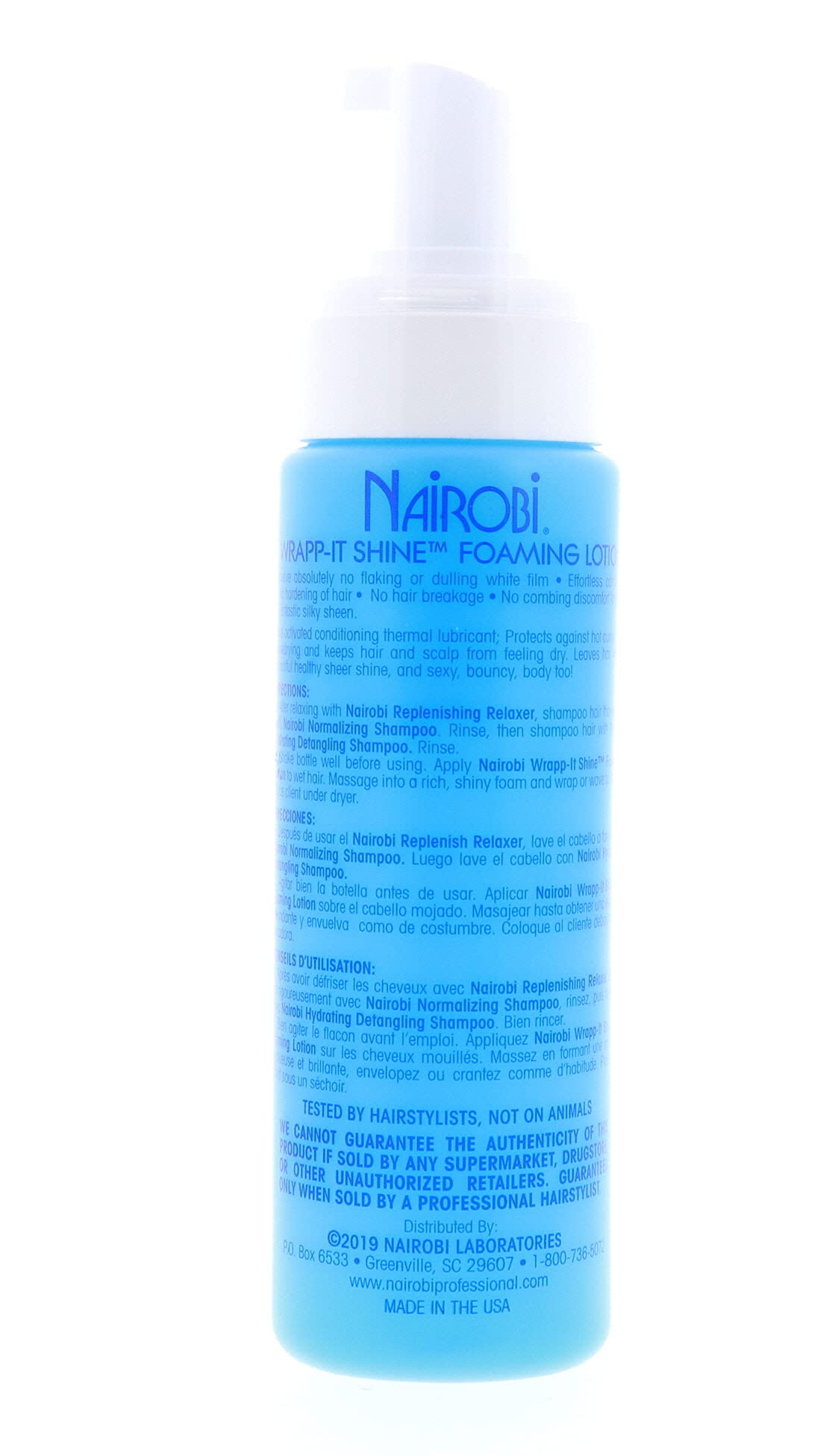 NAIROBI Wrapp-it Shine Liquid Spray, 8 Oz