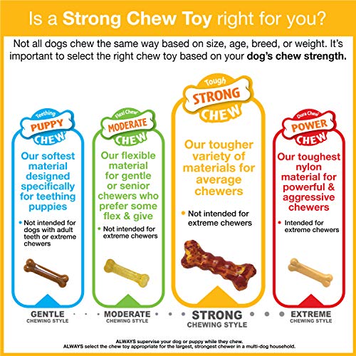 Juguete para Masticar Nylabone Sabor Bacon Cheeseburger para Perro
