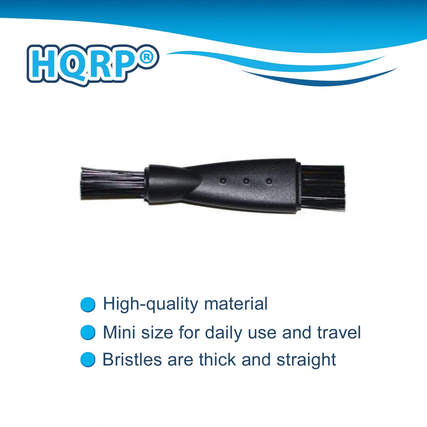 HQRP - Paquete de 3 cepillos de limpieza compatibles con Philips Norelco QG3385 XA525 YS524 AT895 PT724 AT790 AT810 AT815 1190XD AT895 1255X HQ6710 HQ6725 HQ673333 1 RQ11 062 HQ817 Afeitadora Eléctrica, Trimmer + HQRP Coaster