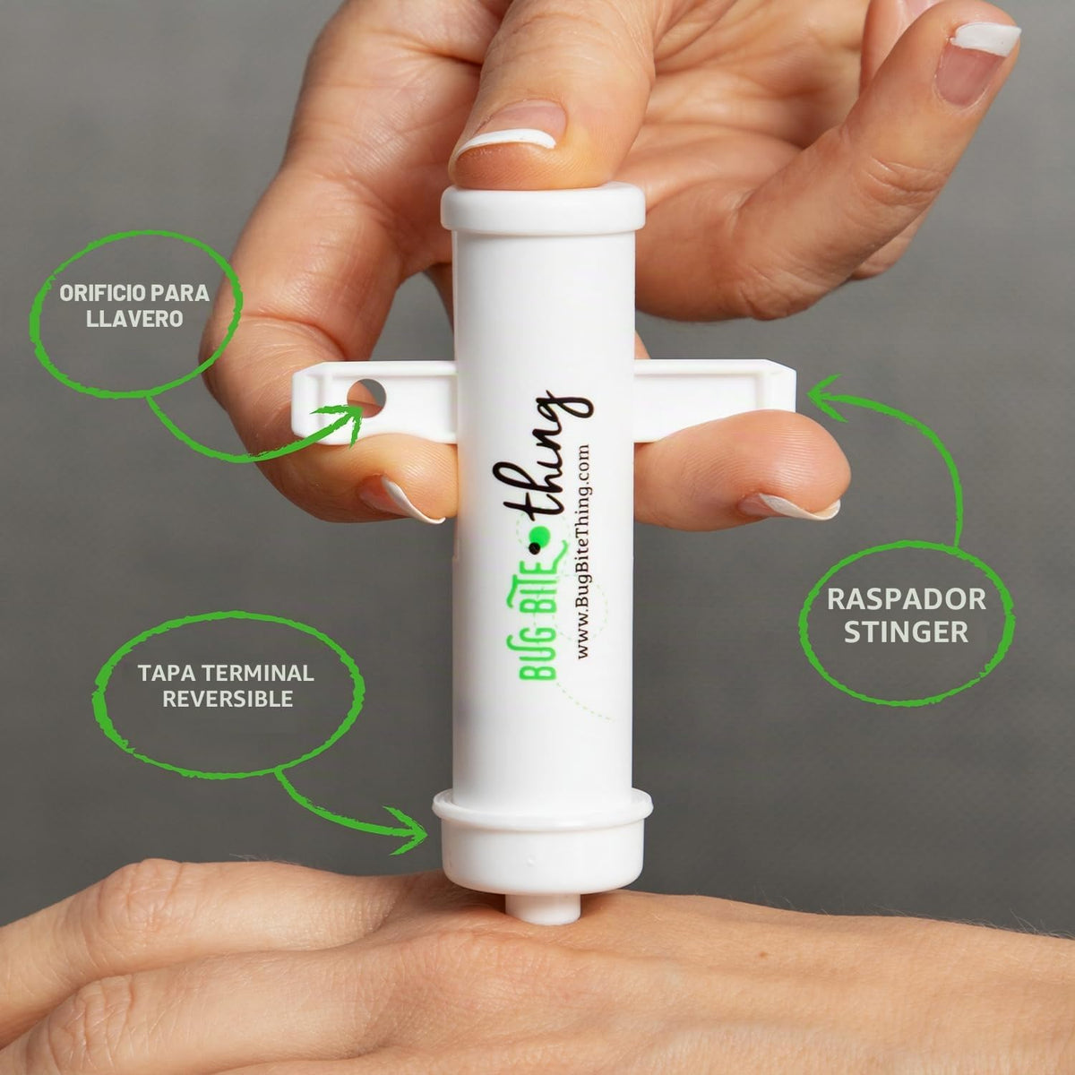 Herramienta de Succión Bug Bite Thing Blanco Paquete de 2 para Alivio Natural de Picaduras de Insectos y Abejas/Avispas