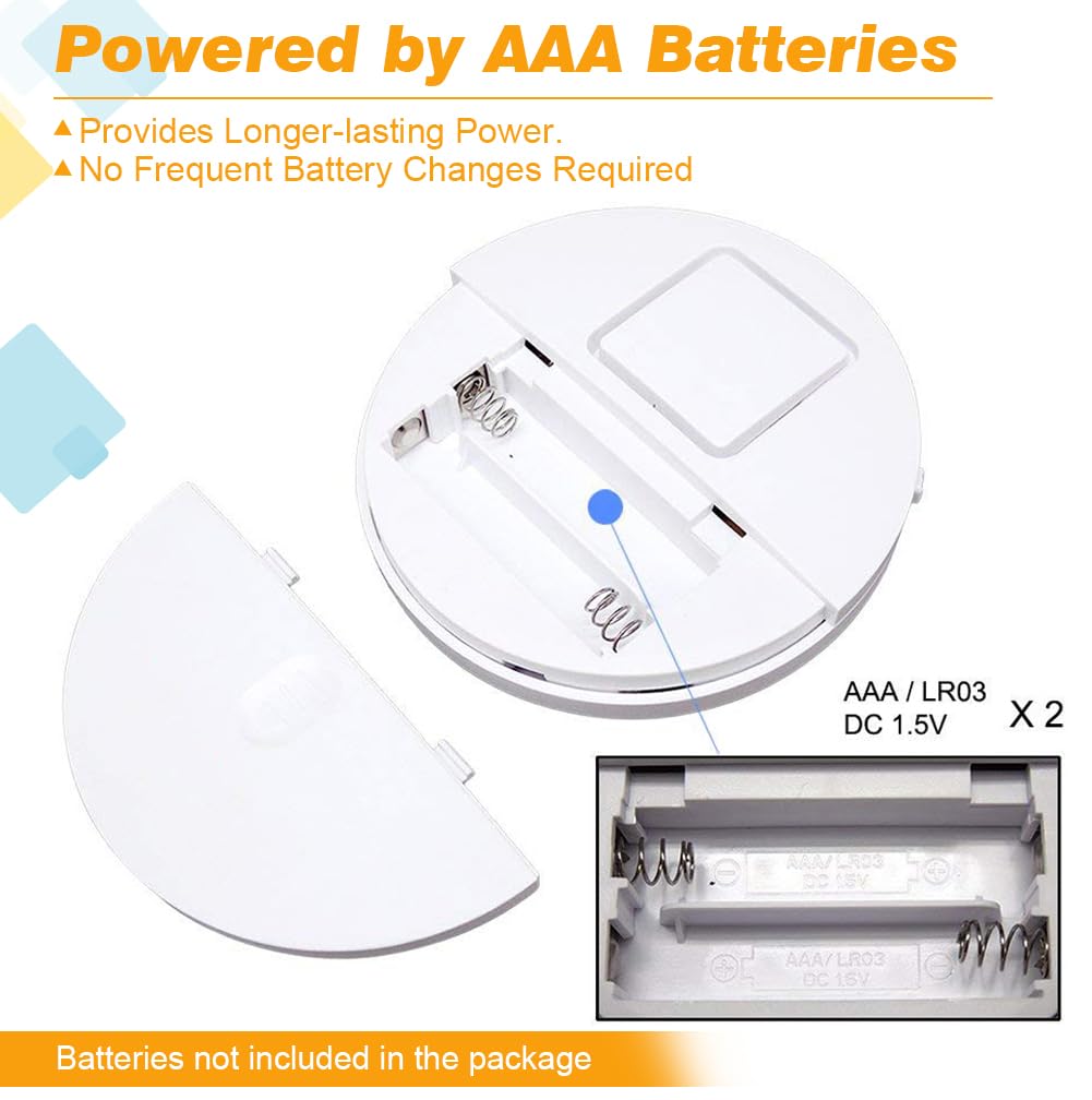 Sistema de Alarma de Ventana Ultra Ruidoso con Sensores de Vibración Avanzados 120 dB Paquete de 4 para Seguridad en Detección de Rotura de Vidrio