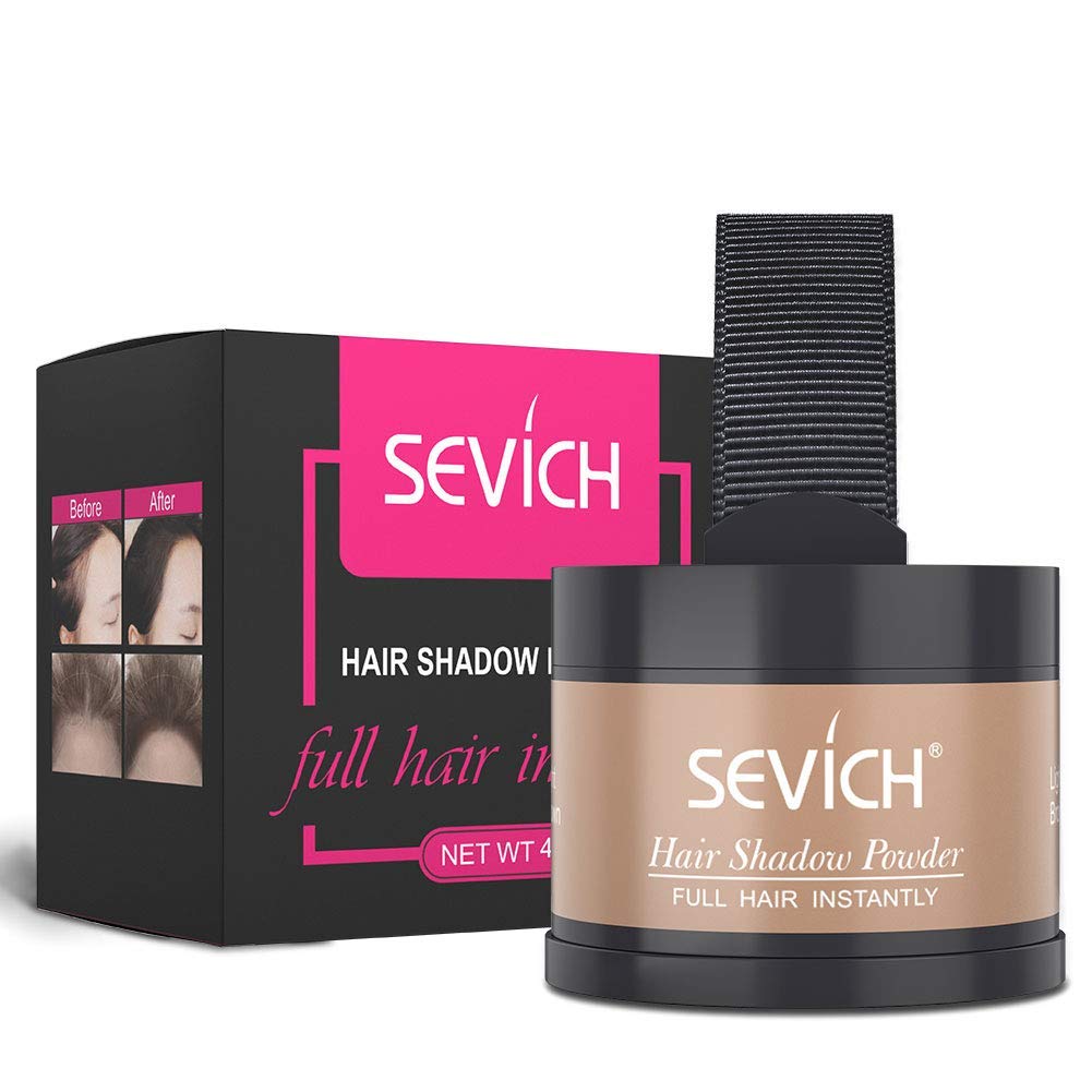 Sevich Maquillaje Polvo Instant Cubre Canas Raiz Cafe Claro