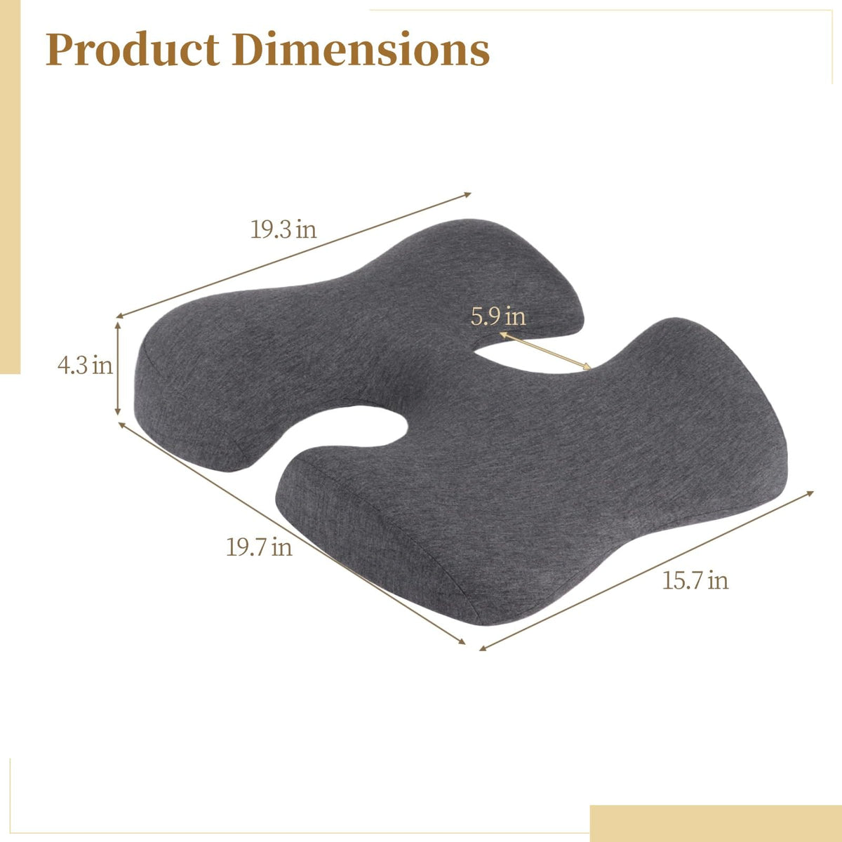 Almohada de Pecho FELISTORY Ergonómica para Masaje en Hogar o Spa