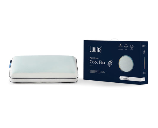 Luuna Almohada Cool Flip, King Size, Reversible con un Lado Cálido y Otro Fresco para Cada Época del Año, Suavidad y Frescura Garantizada, Hecho en México
