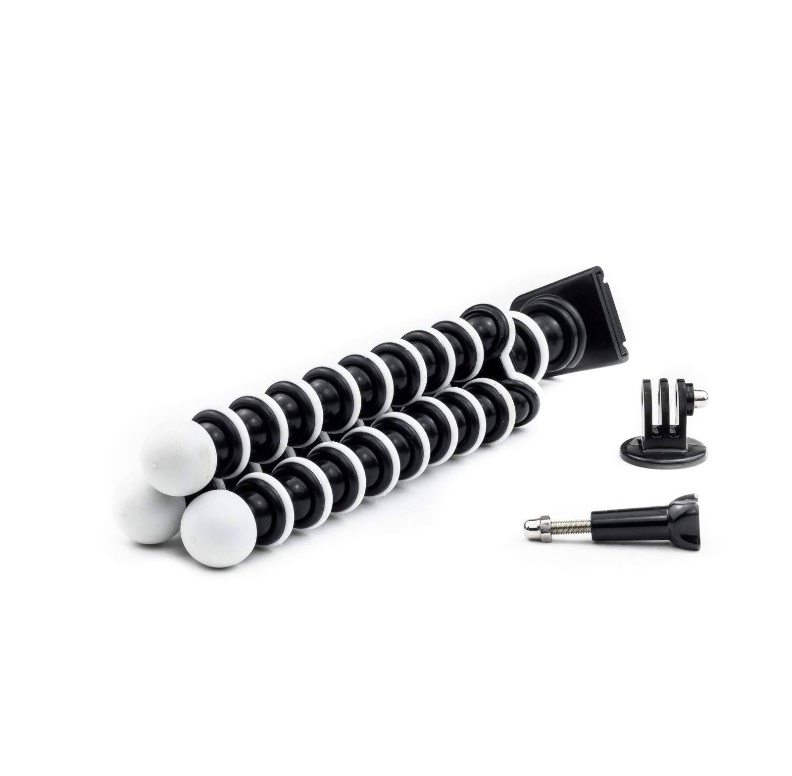 DigiCharge - Cámara de trípode Flexible de Pulpo de 10 Pulgadas + Soporte de Montaje de Leva de acción, Compatible con GoPro Hero13 Hero12 Hero11 Hero10 MAX Hero 13 12 11 Mini 10 9 8 Fusion dji Osmo