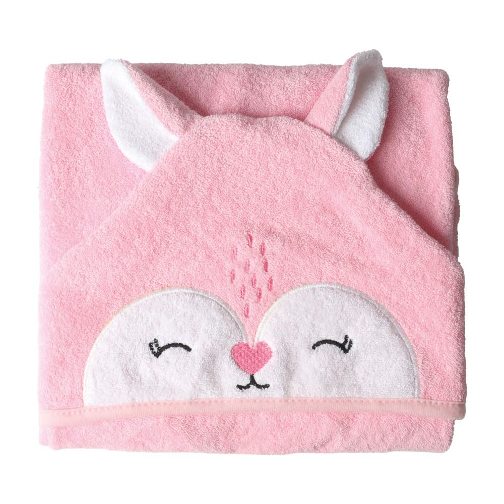 Baby Mink Salida de Baño para Bebé, Suave y Absorbente para Después del Baño (Rosa)