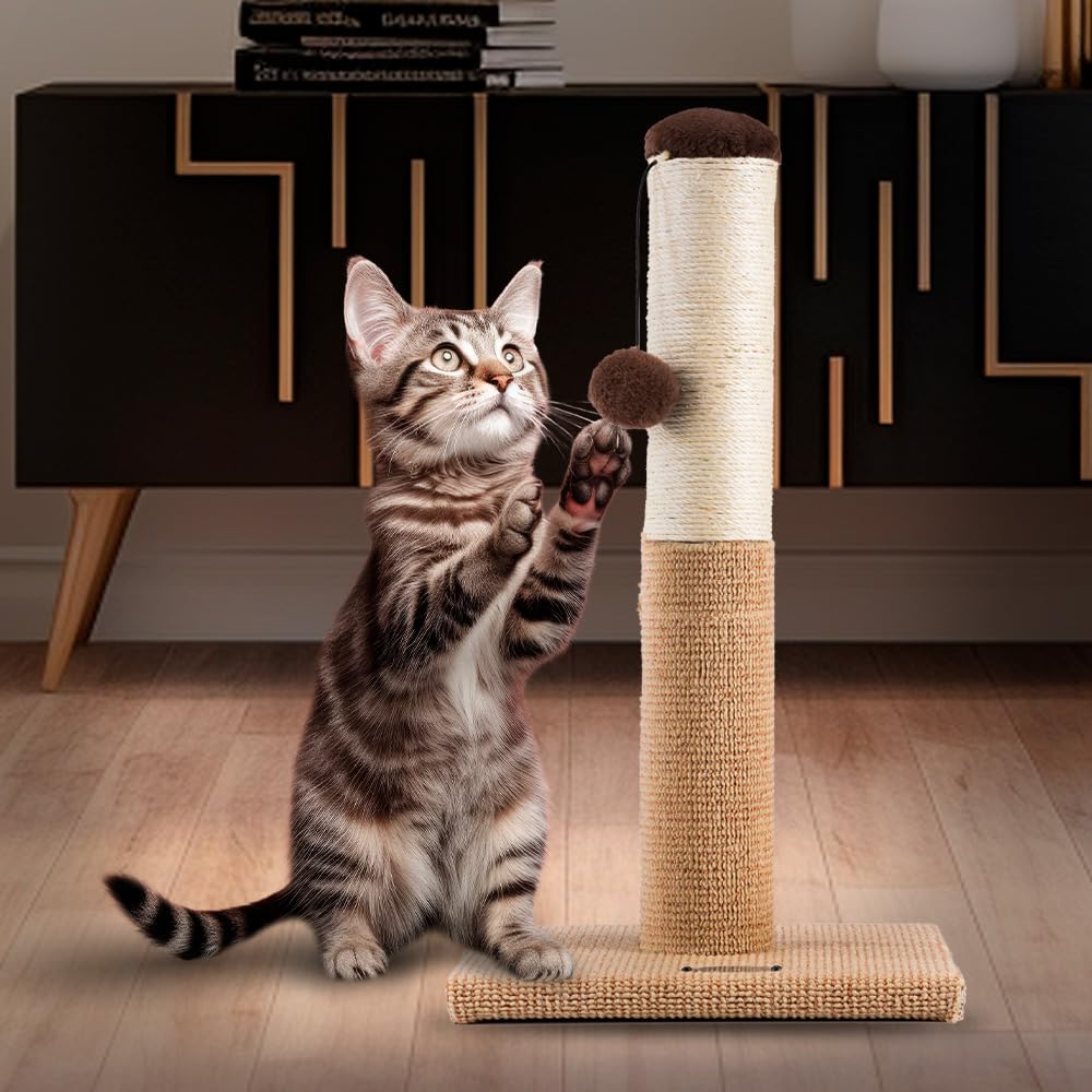 Poste Rascador Fancy Pets Natural 55 cm para Gato