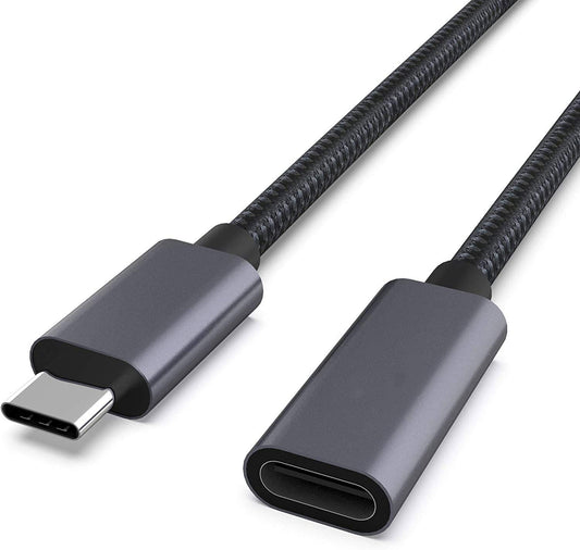 Cable de Extensión USB C NDOOL Negro Carga Rápida y Transferencia Datos 0.5M