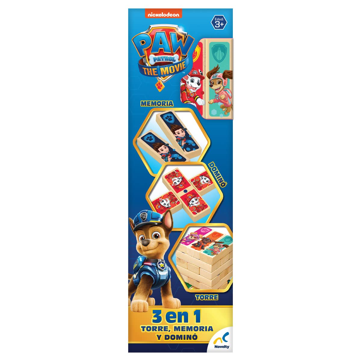 Torre De Madera Novelty Corp Paw Patrol The Movie 3 En 1
