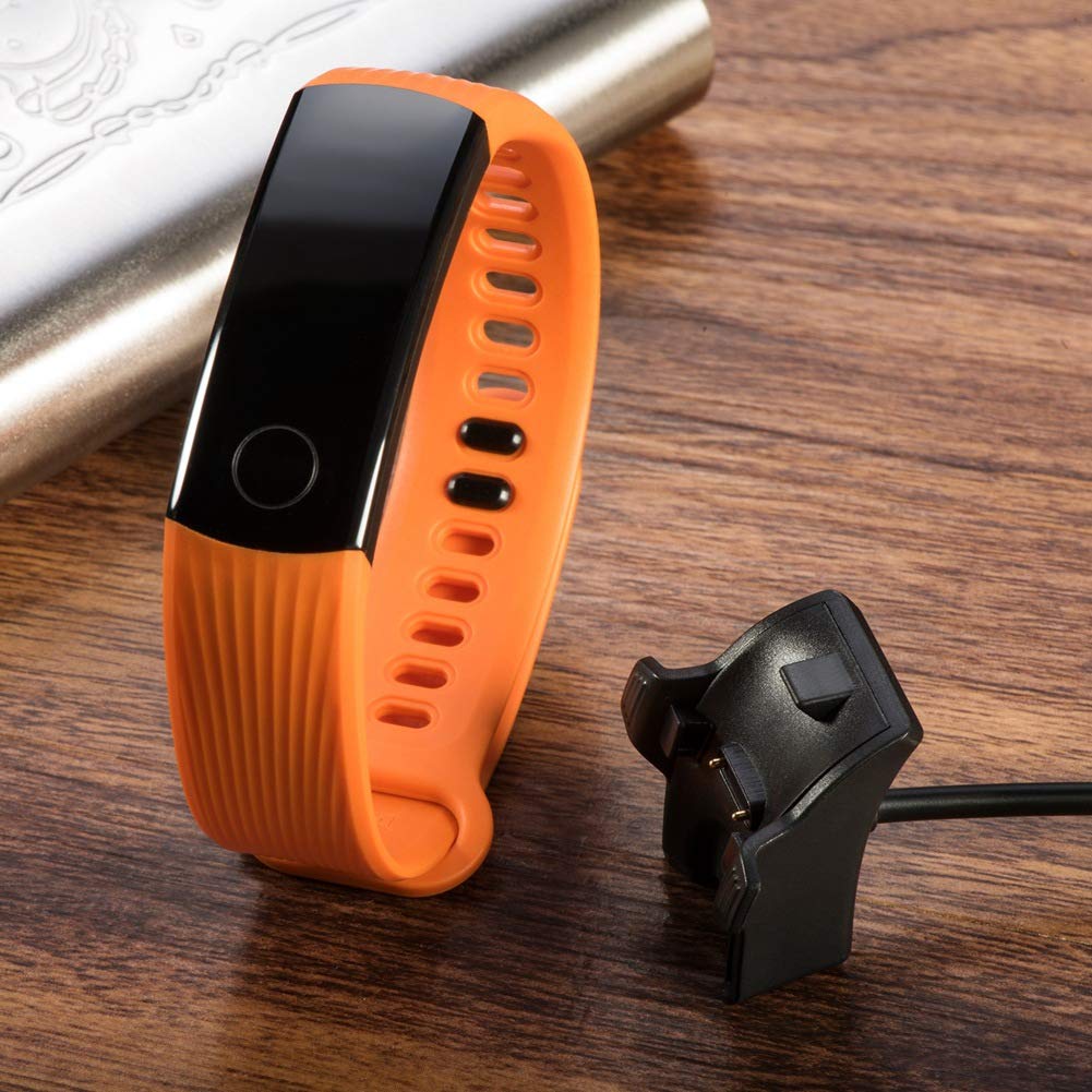 USTIYA Cargador para Huawei Honor Band 3 Pro y 2 Pro y 3 y 5 y 4 Pro Base de Carga de Repuesto (Negro)