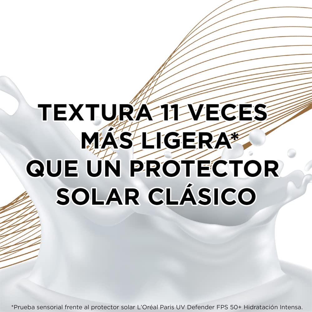 L'Oréal Paris Protector Solar Diario Fluid FPS50+ UV Defender, 40ml + Crema antiarrugas de día Revitalift L'Oréal Paris, 50 ml