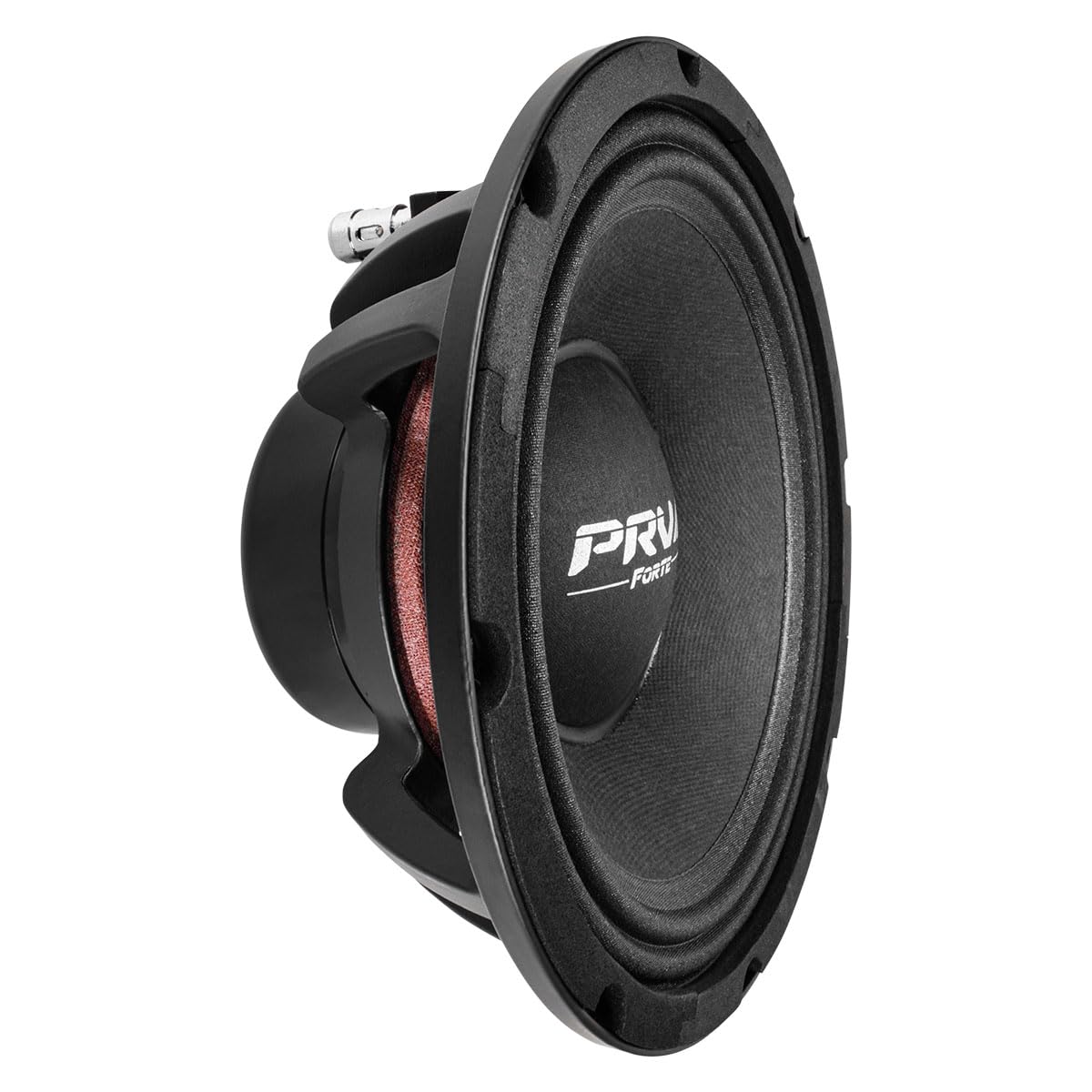 PRV AUDIO - Altavoz de Bajo Medio de 8 Pulgadas 8MB700FT-NDY 8 Ohmios Altavoz de Neodimio con 700 Vatios de Potencia RMS, Audio Profesional de Alta Excursión Neo Bajo Medio (Simple), Color Negro