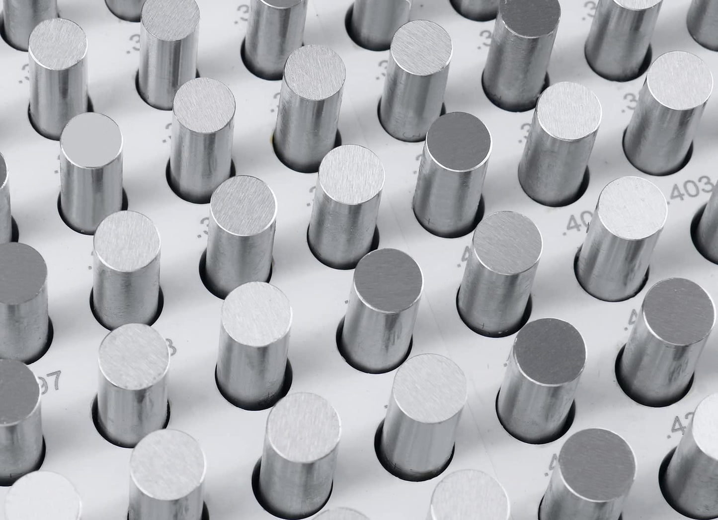 Juego de Clavijas de Enchufe de Acero Accusize Industrial Tools de 0.251-0.500 Pulgadas 250 Piezas Clase Zz M2(-)