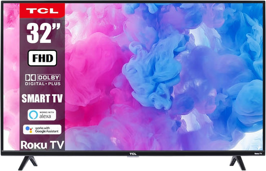 Televisión LED Smart TCL 32 Pulgadas 720p Serie 4 Class Reacondicionado Compatible con Alexa y Google Assistant