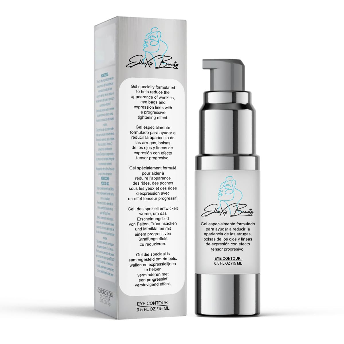 Suero Facial Ellixxis Beauty Reduce líneas de expresión y bolsas en los ojos con efecto Tensor