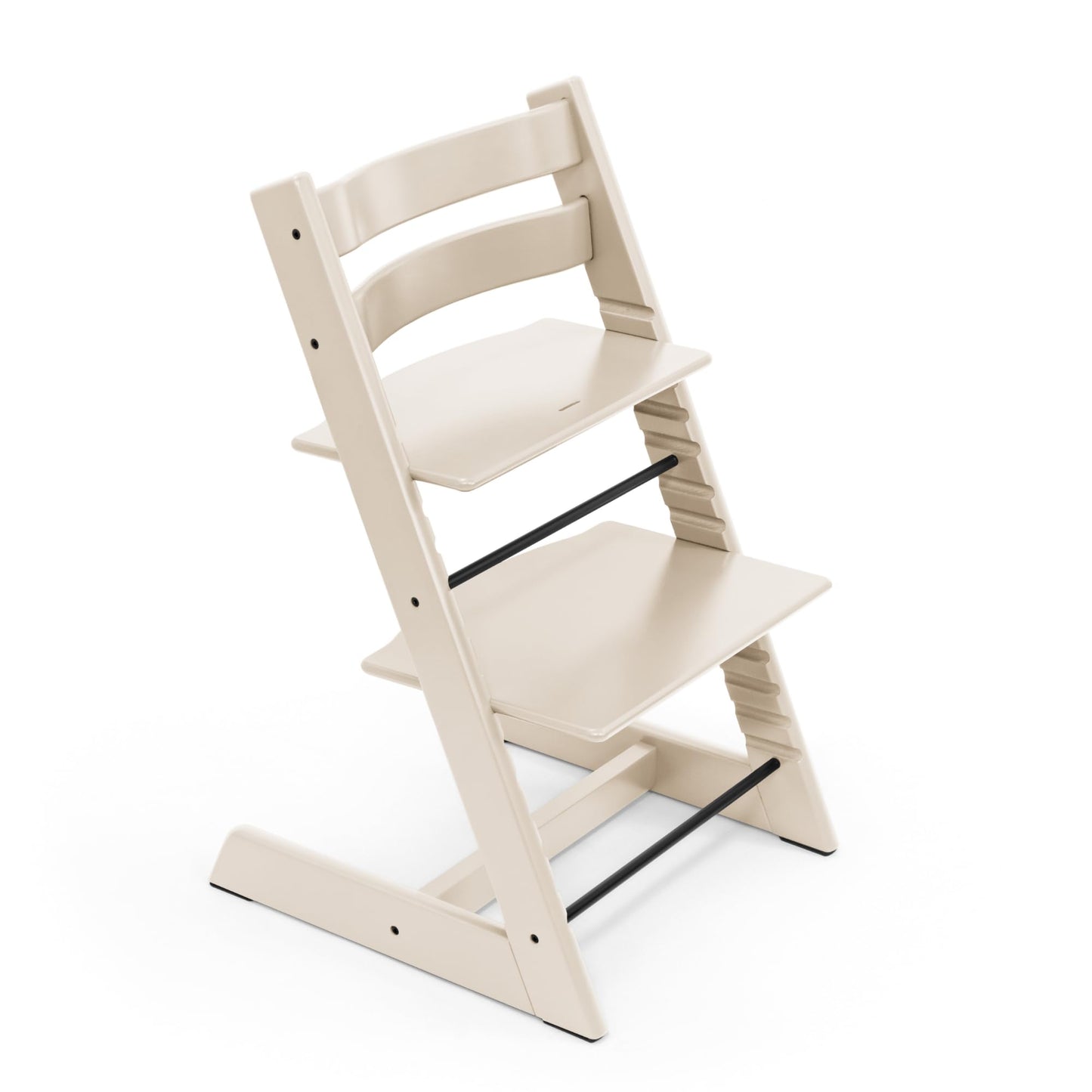 Silla Tripp Trapp de Stokke, Silla ajustable, evolutiva para recién nacidos, niños y adultos - Práctica, cómoda y ergonómica - Diseño atemporal (Vanilla White)