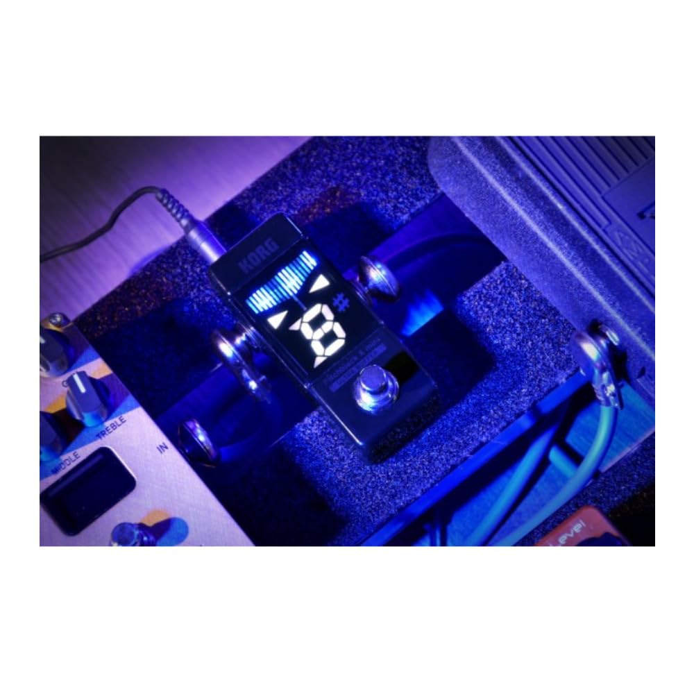 Korg Pitchblack X, afinador de pedal de guitarra de 1/4 pulgadas (PBXMINI)