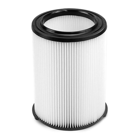 Filtro VF4000 de aspiradora húmedo o seco estándar apto para aspiradoras estriadas de 5 galones y aspiradoras más grandes, filtro de repuesto VF4000, paquete de 1