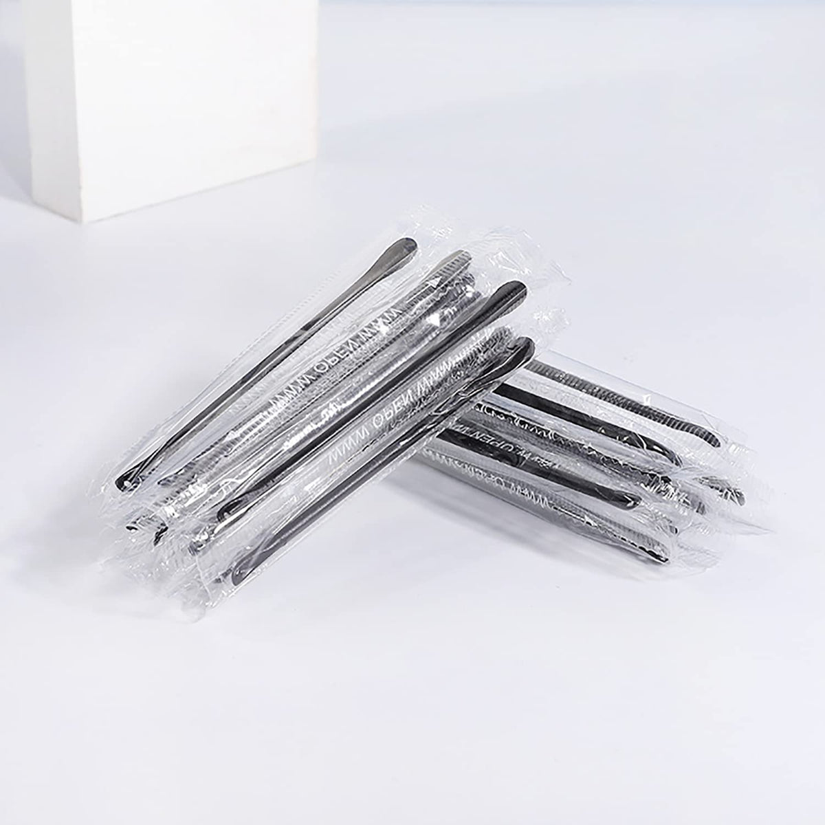 Doromy- 200 piezas de removedor de puntos negros desechable de plástico, extractor de comedones de doble cabeza, removedor de espinillas negras